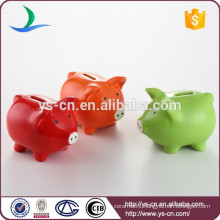 New Design Ceramic Lovely Pig Shape Coin Bank